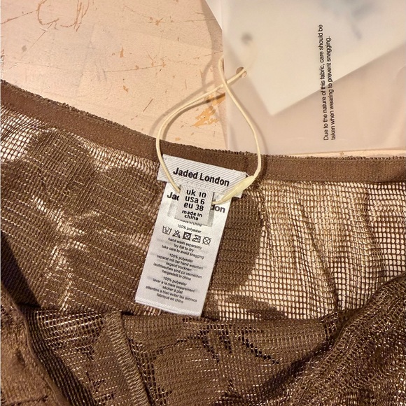 Jaded London Celina Sheer Mini Short - NWT - Picture 4 of 4